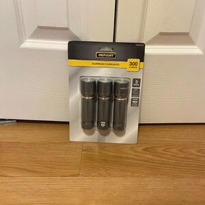 Defiant Aluminum Flashlights - Set of 3